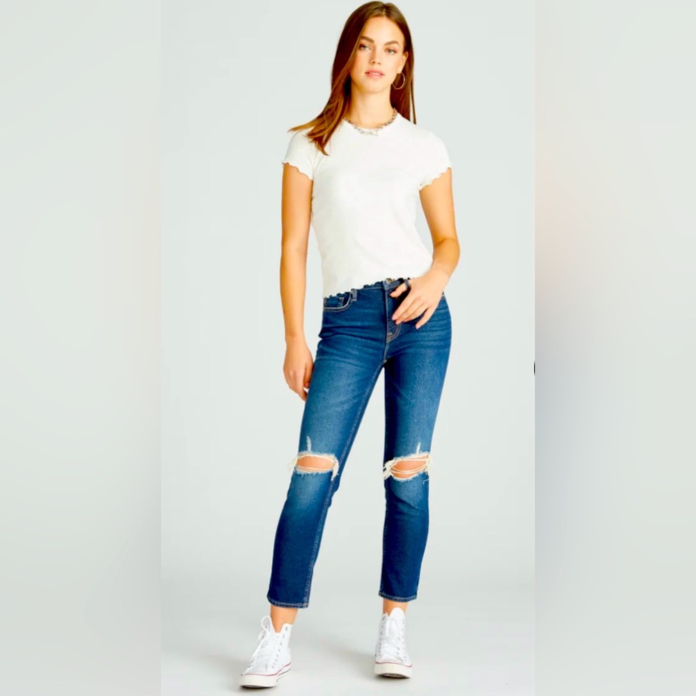 Vigoss Frankie Straight High Rise
Dark Wash Jeans Women's Size 29 NWOT